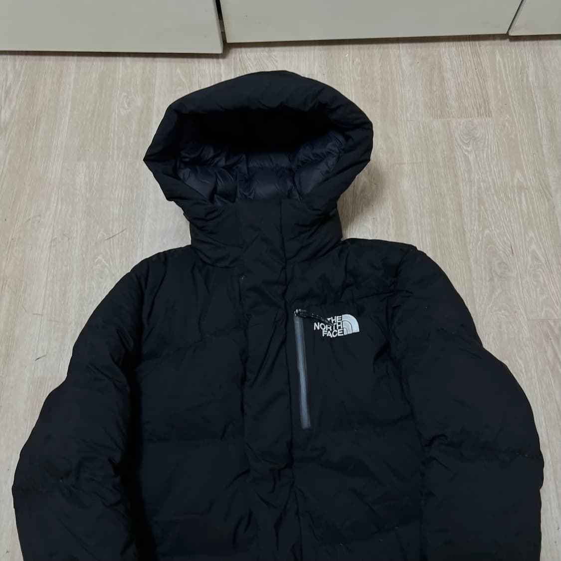 노스페이스 아틀레틱 덕다운 후드 롱패딩 L/100 상품이미지2