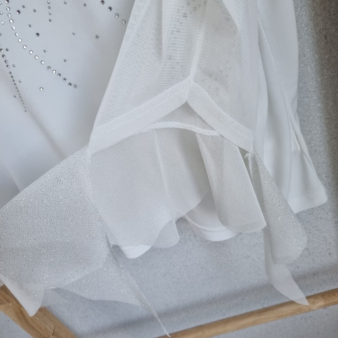 JPN Glitter Bloom Mesh Top 상품이미지6