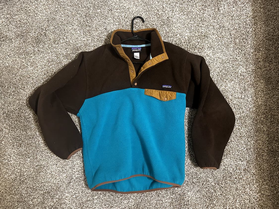 10s 파타고니아 신칠라 스냅-T 브라운/블루 상품이미지1