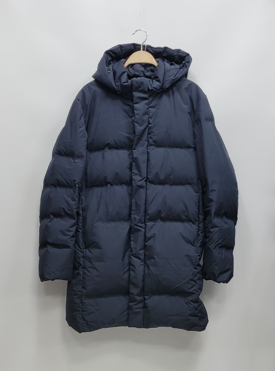 유니클로 다운 후드 파카 롱 패딩 / 남 L 네이비
 상품이미지1