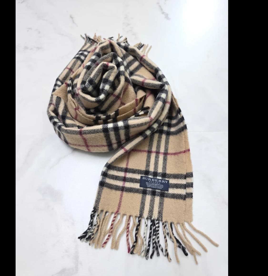 버버리 클래식 체크 램스울 머플러 상품이미지1