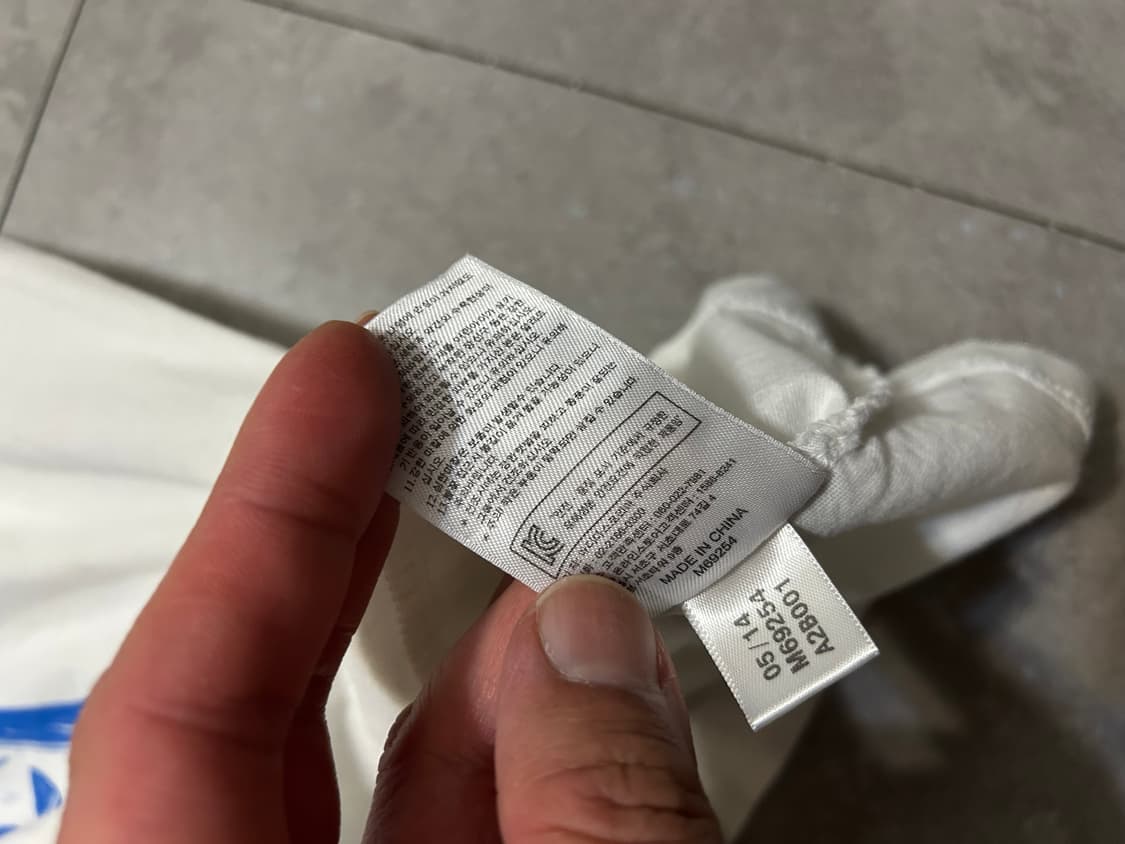 아디다스 로고 프린팅 빈티지 코튼 숏슬리브 티셔츠 66size 상품이미지8