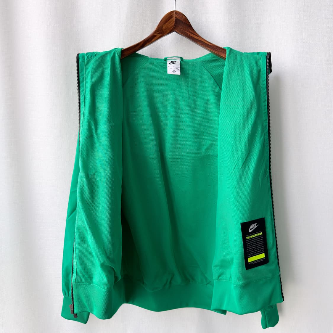 나이키 스우시 자수 바람막이 그린 M 상품이미지7