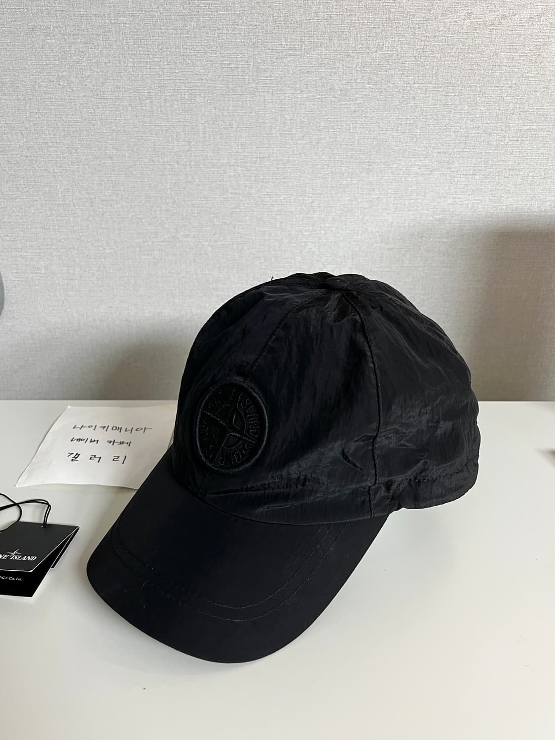 [XL] 스톤아일랜드 나일론 메탈 6-패널 볼캡 블랙 상품이미지7
