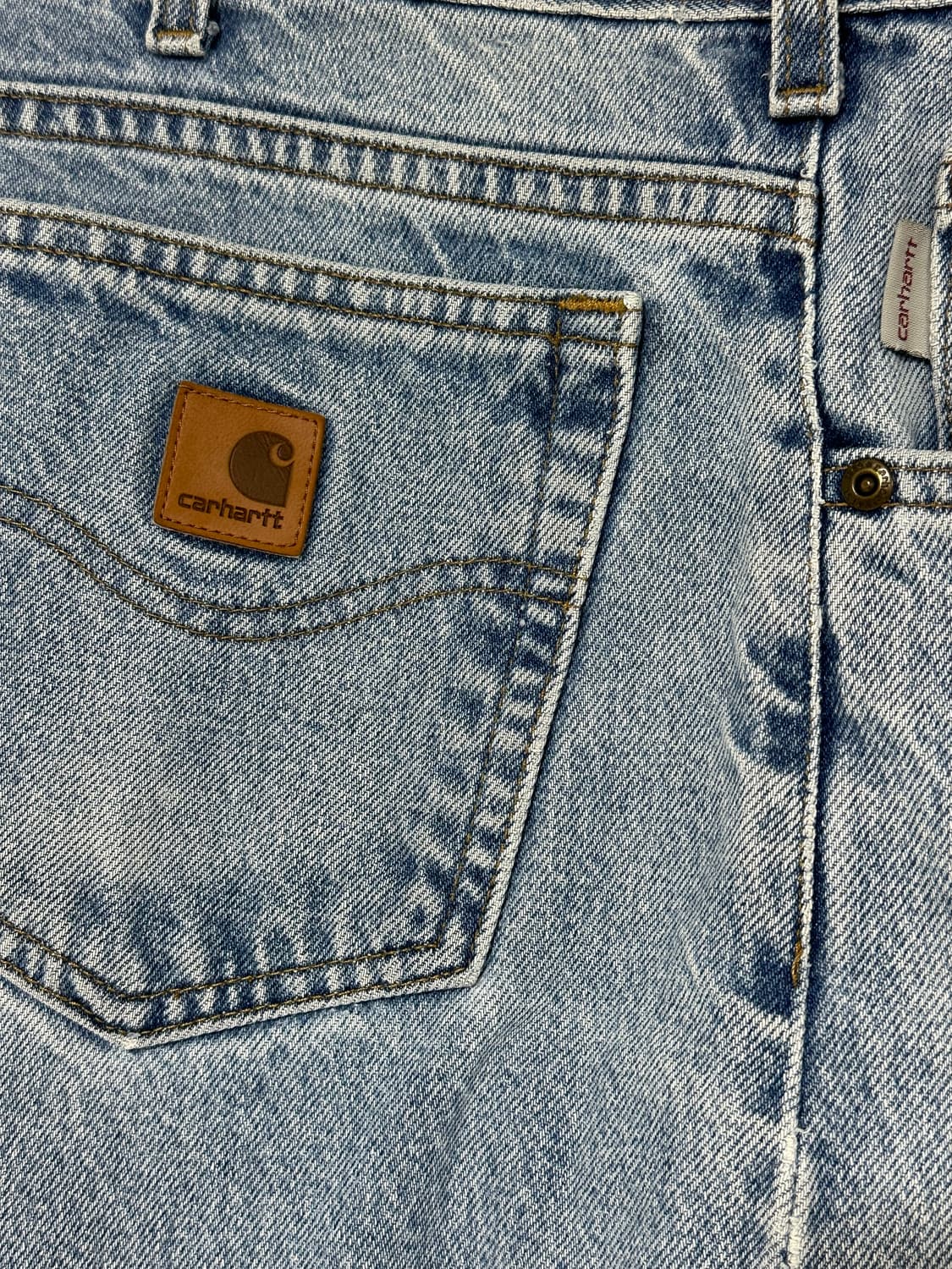 칼하트 라이트 워시 데님 청바지 36 상품이미지4