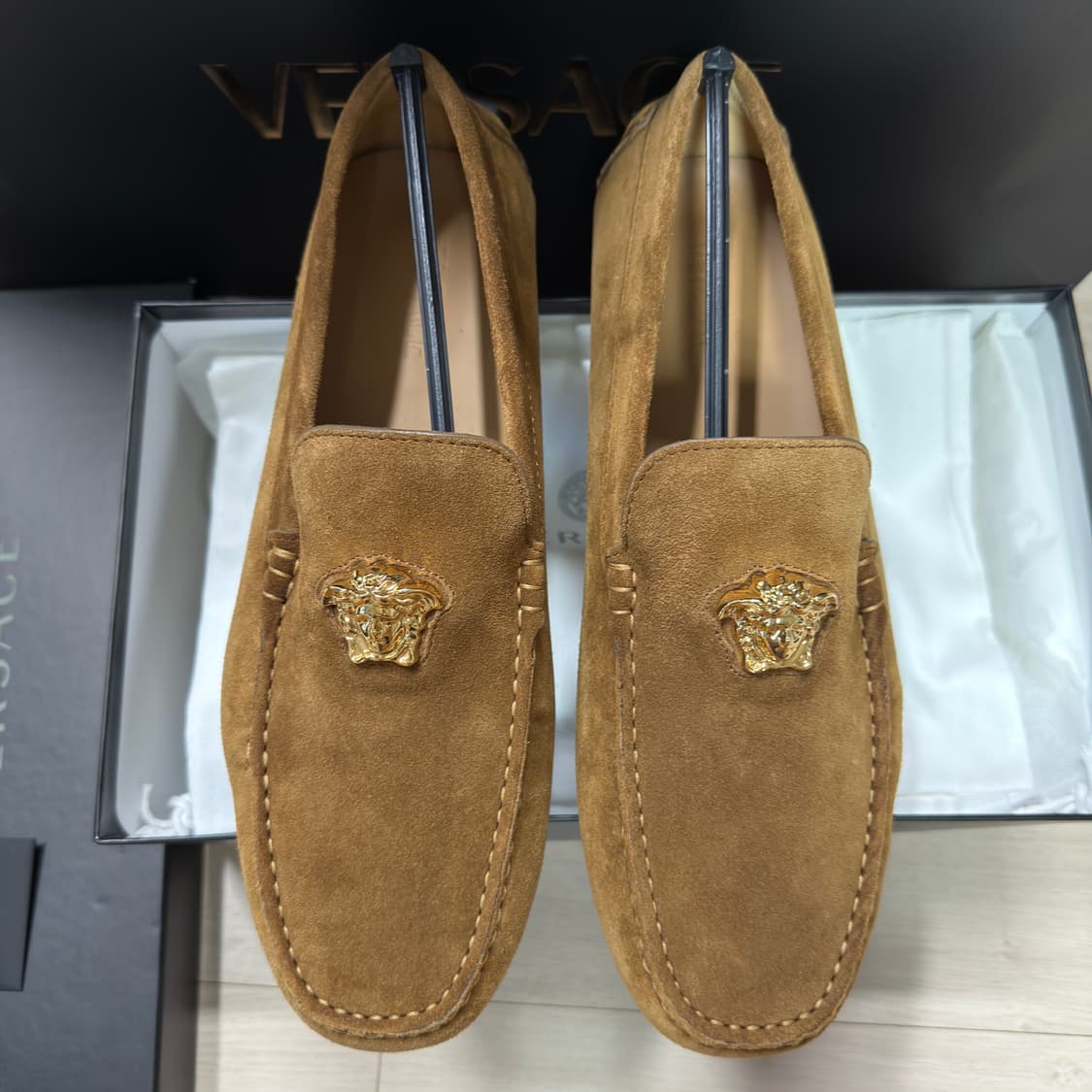 VERSACE 베르사체 스웨이드 로퍼 43 상품이미지1