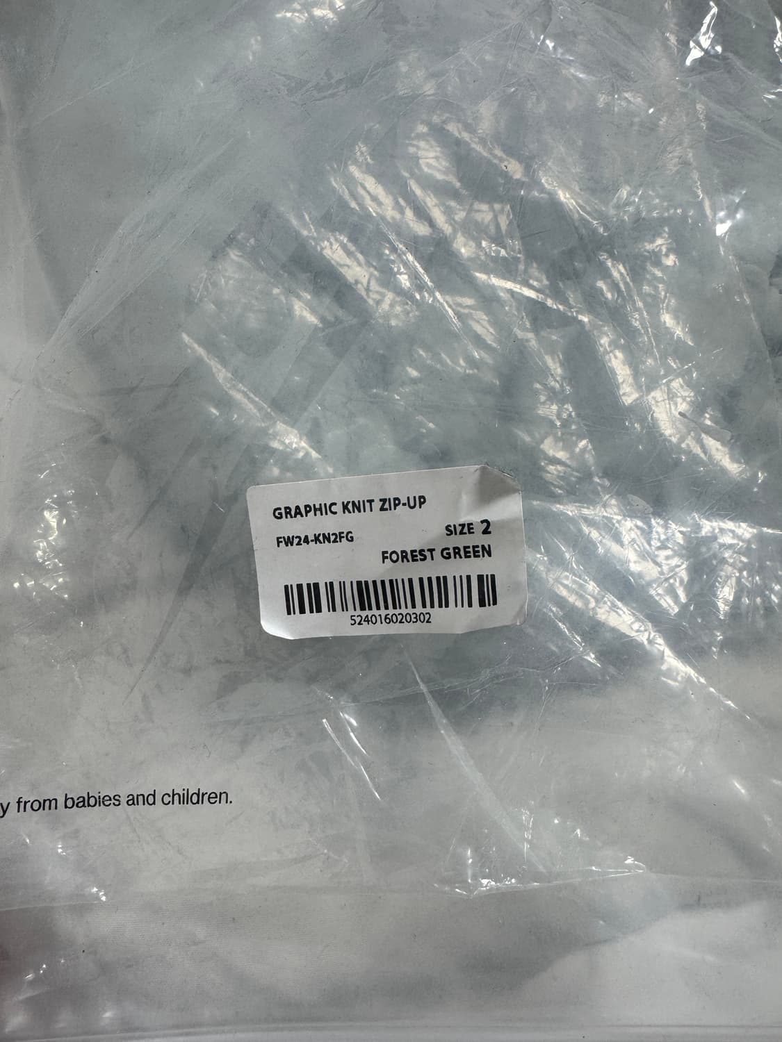 혜인서 그래픽 니트 집업 포레스트 그린 상품이미지8