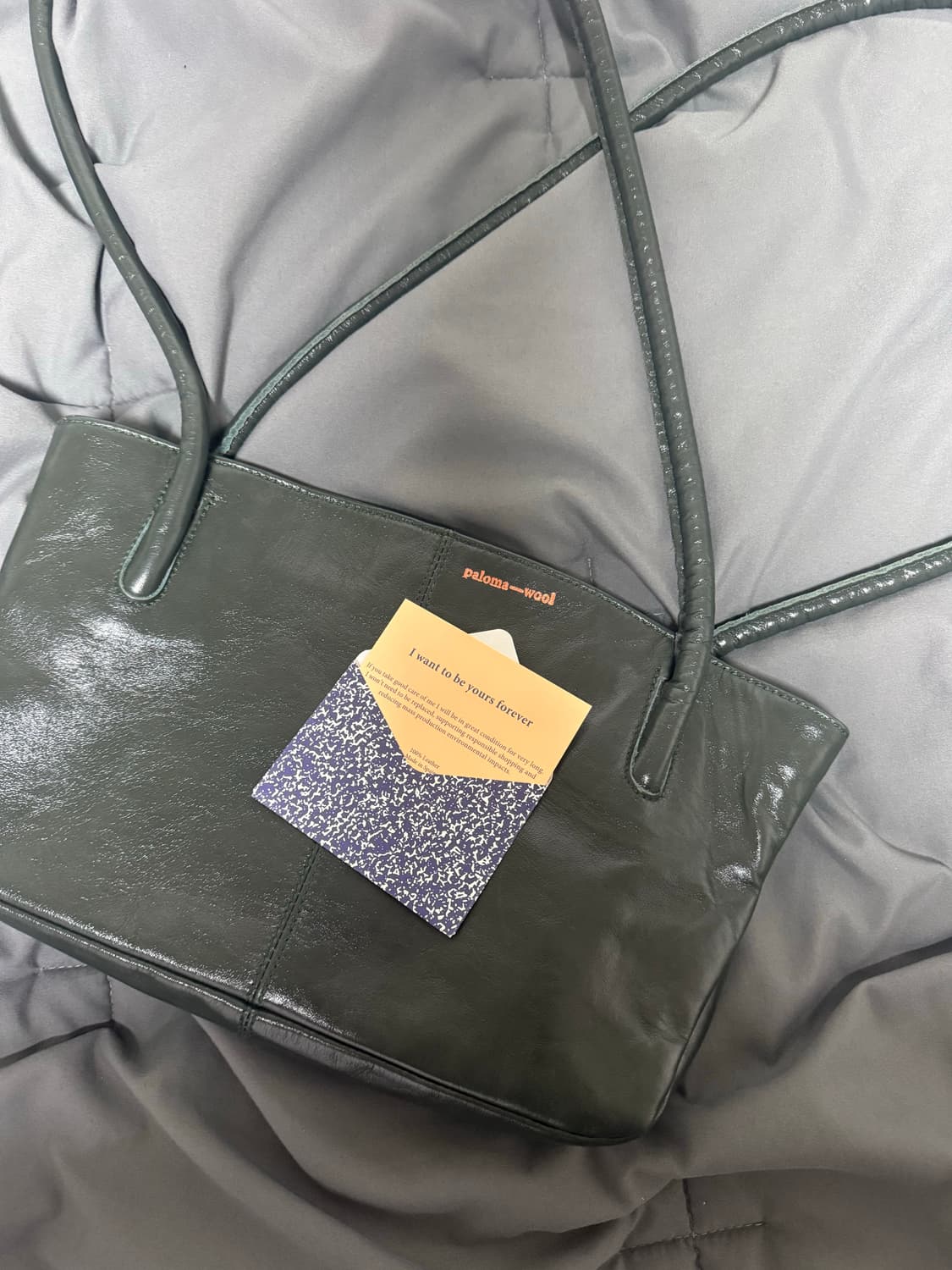 팔로마울 사무엘라 숄더백 다크그린 상품이미지5