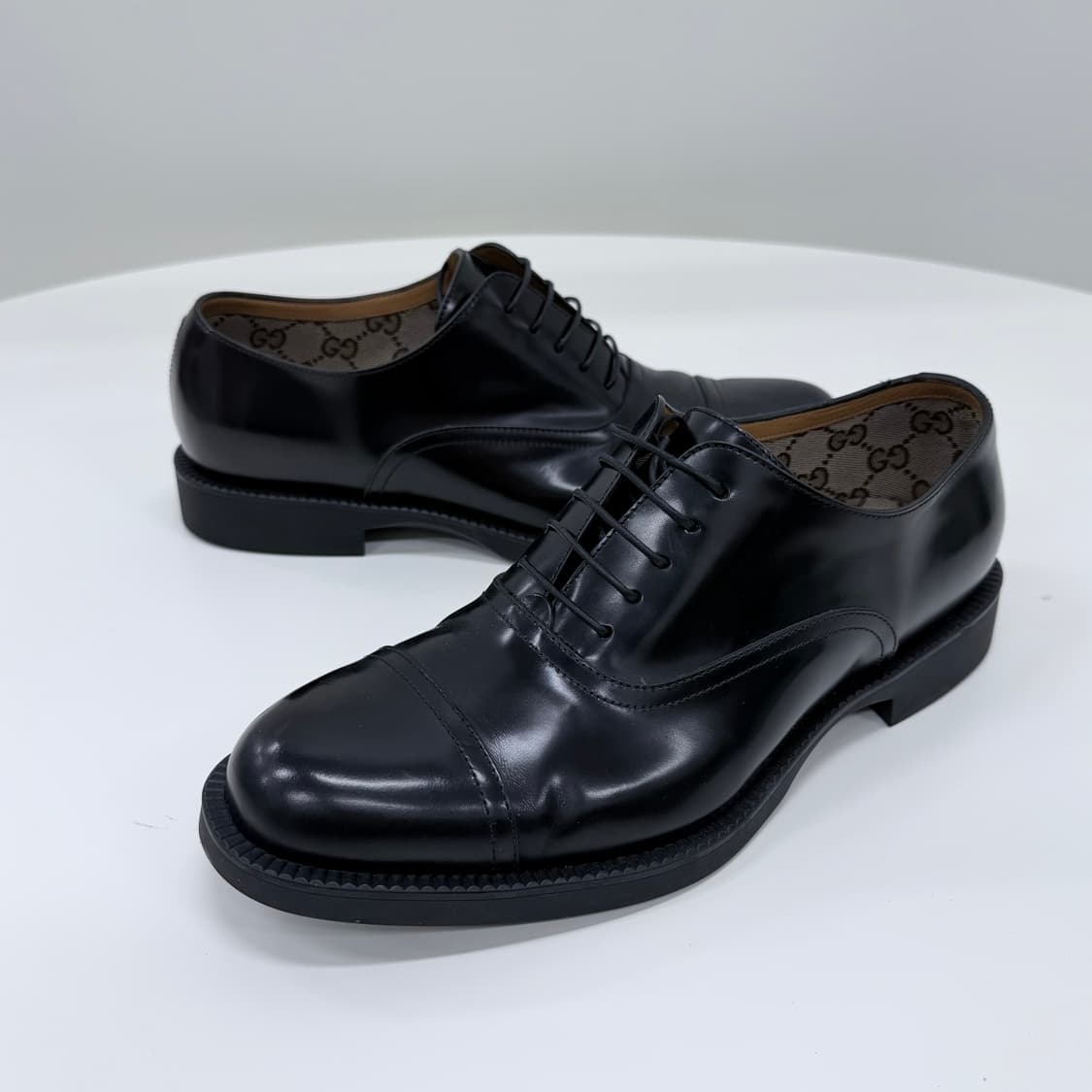 [S급/270] 구찌 레이스업 슈즈 구두 블랙 상품이미지2