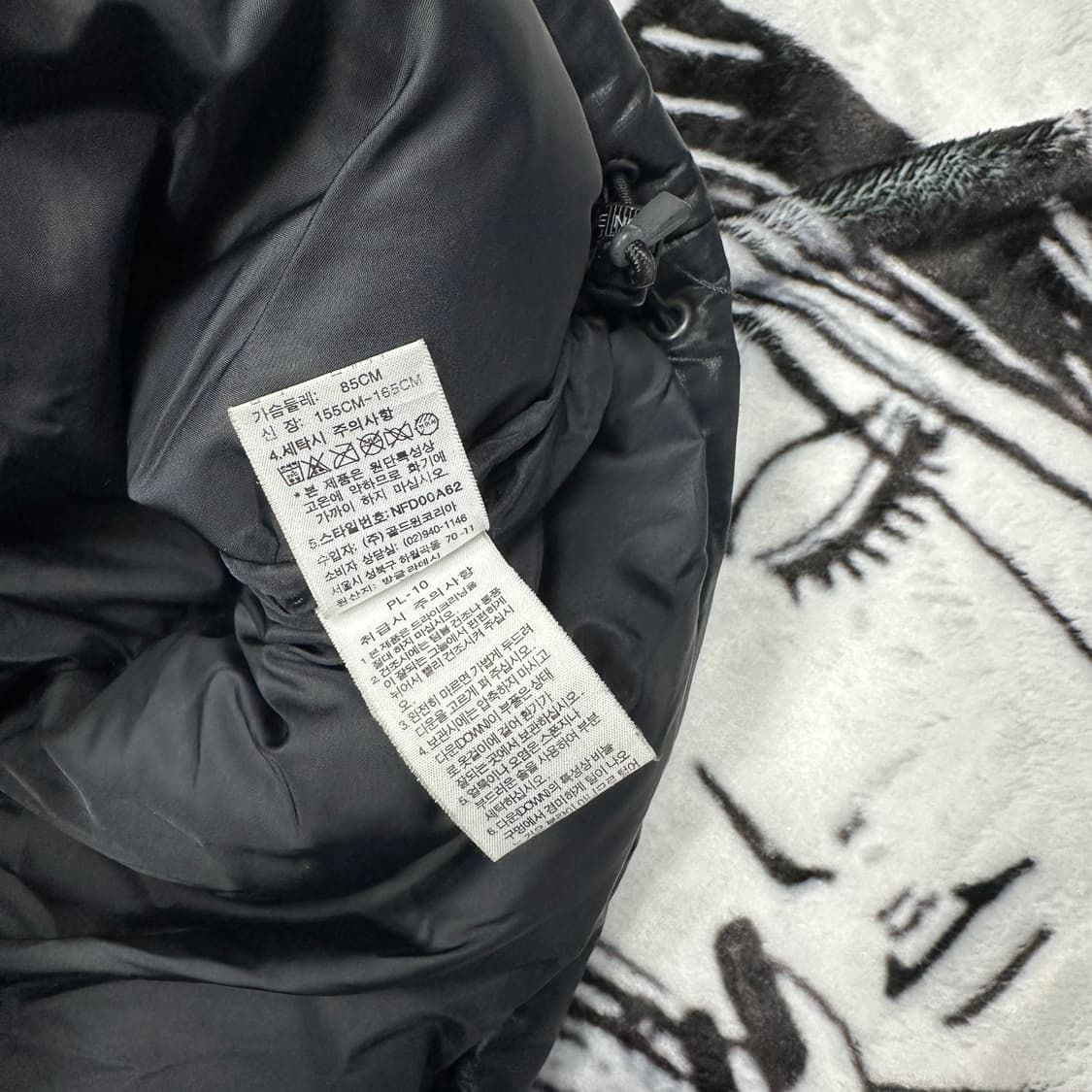 노스페이스 블랙 700 구형 눕시 패딩 상품이미지4