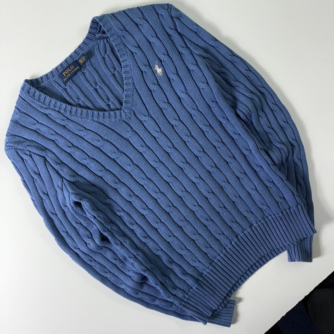 Polo 폴로 랄프로렌 신형 우먼스 소라 케이블 니트 상품이미지2