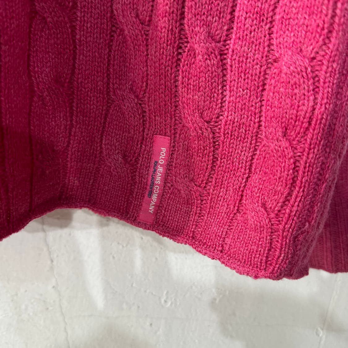폴로랄프로렌 핑크 니트 L 상품이미지3