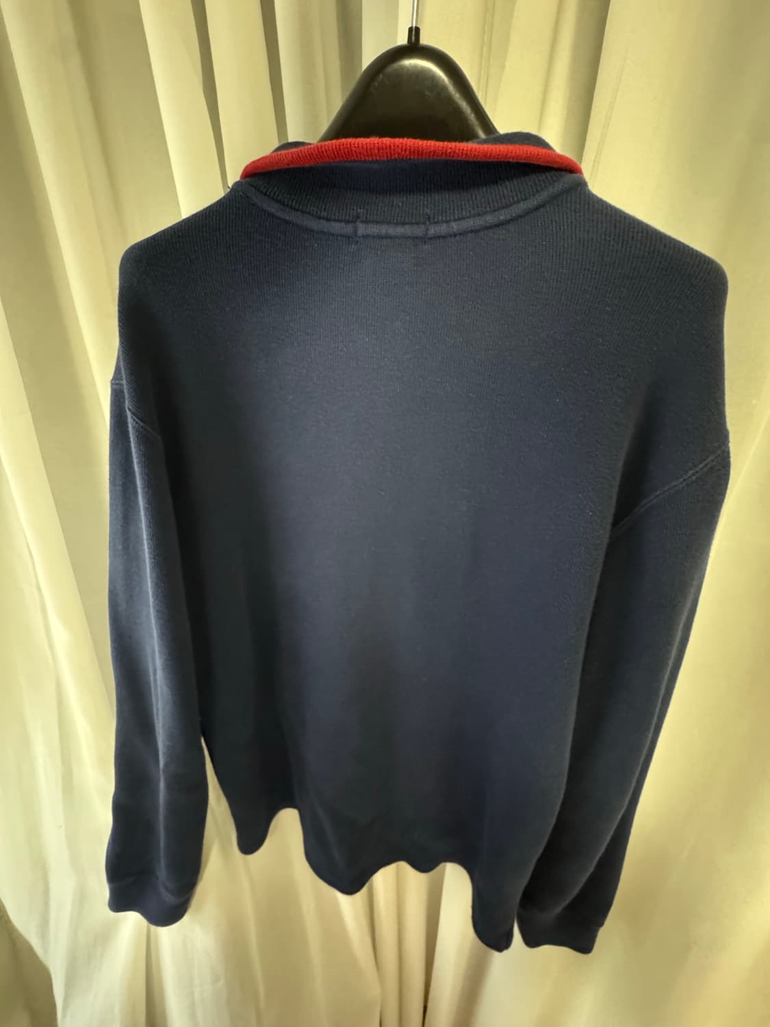 폴로 반집업 남색 상품이미지4