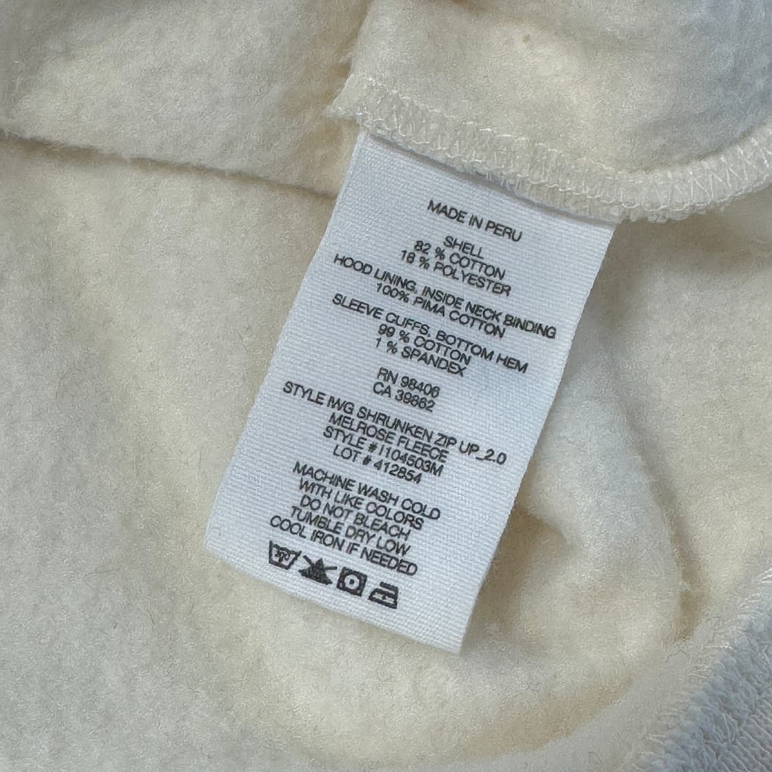 띠어리 플리스 후드 집업 상품이미지4