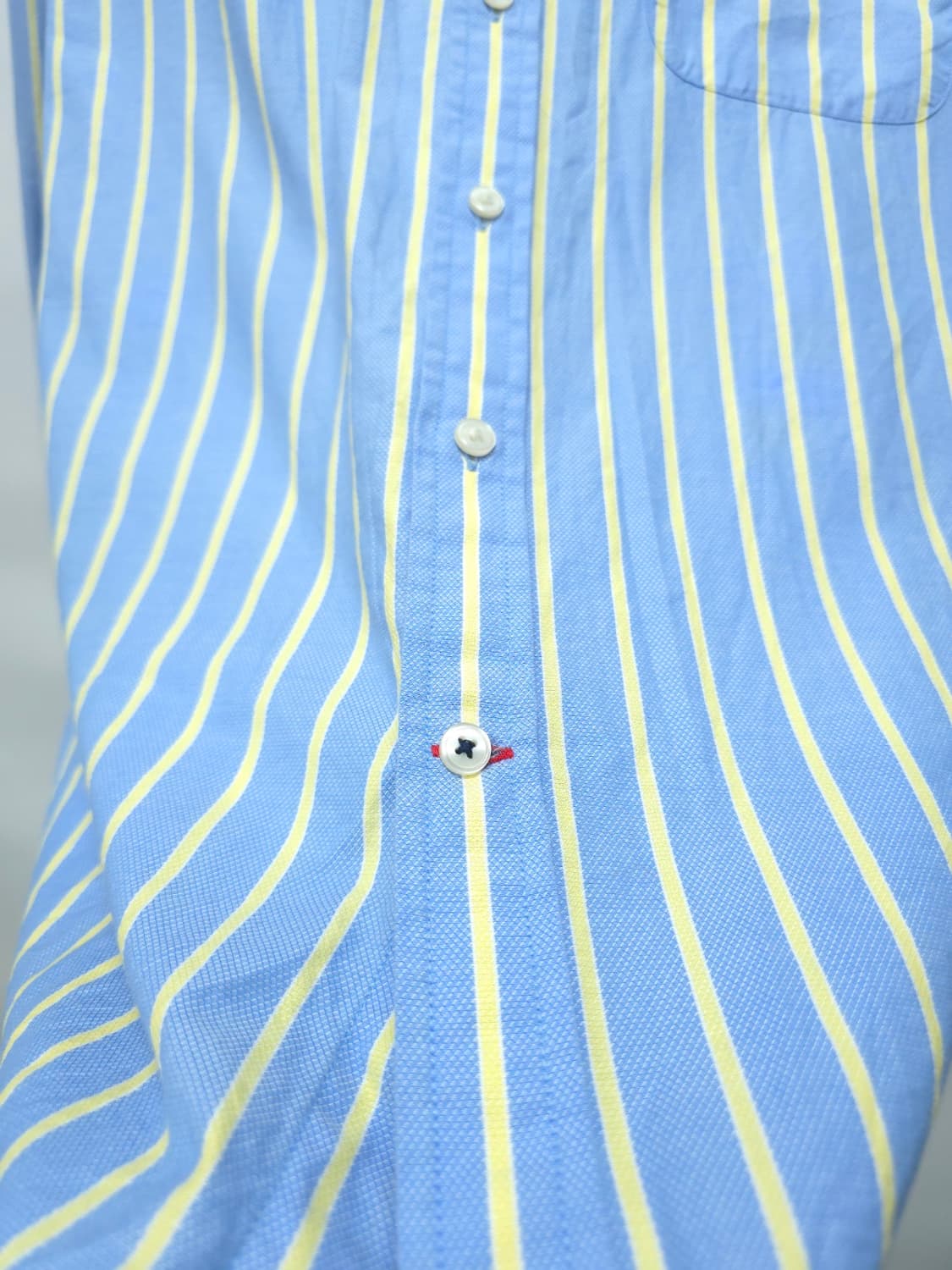 타미힐피거 화사한 옐로우 스트라이프 옥스포드 셔츠 (105) 상품이미지5