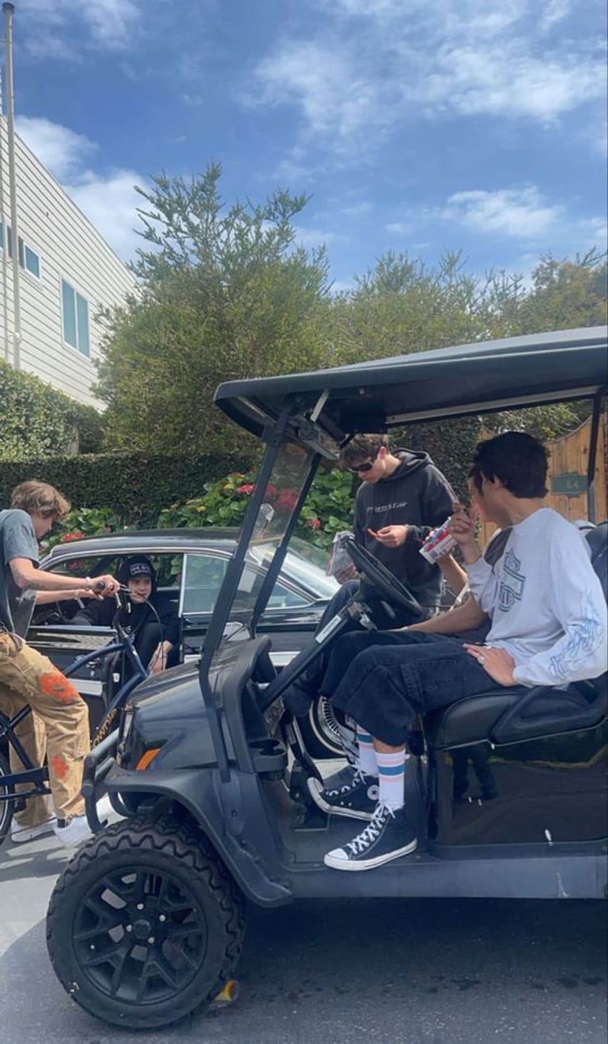 빈티지 할리데이비슨 쉴드 로고 플레임 롱슬리브 상품이미지1