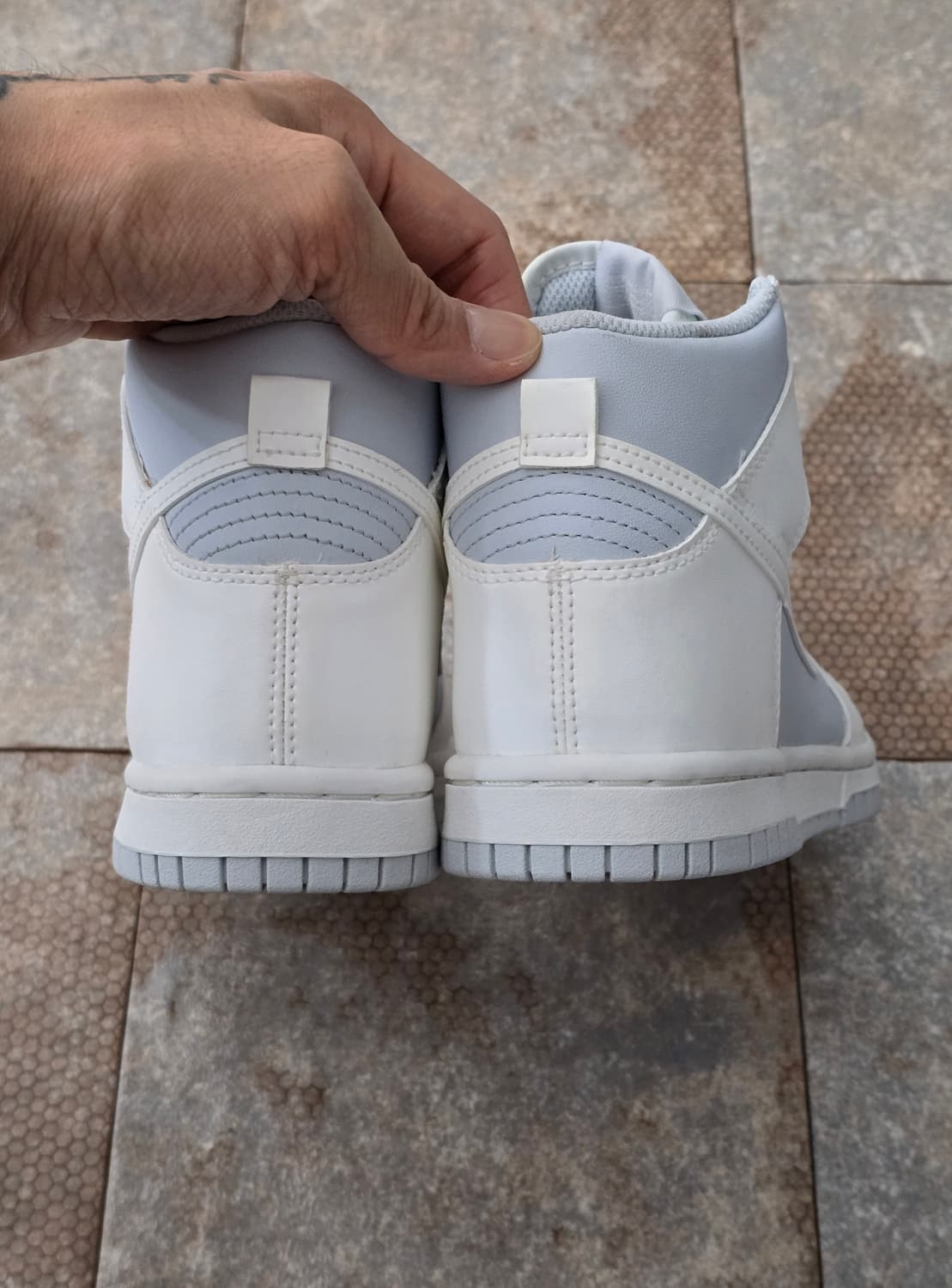 (225)나이키 덩크 하이 퓨어 플래티넘 상품이미지7