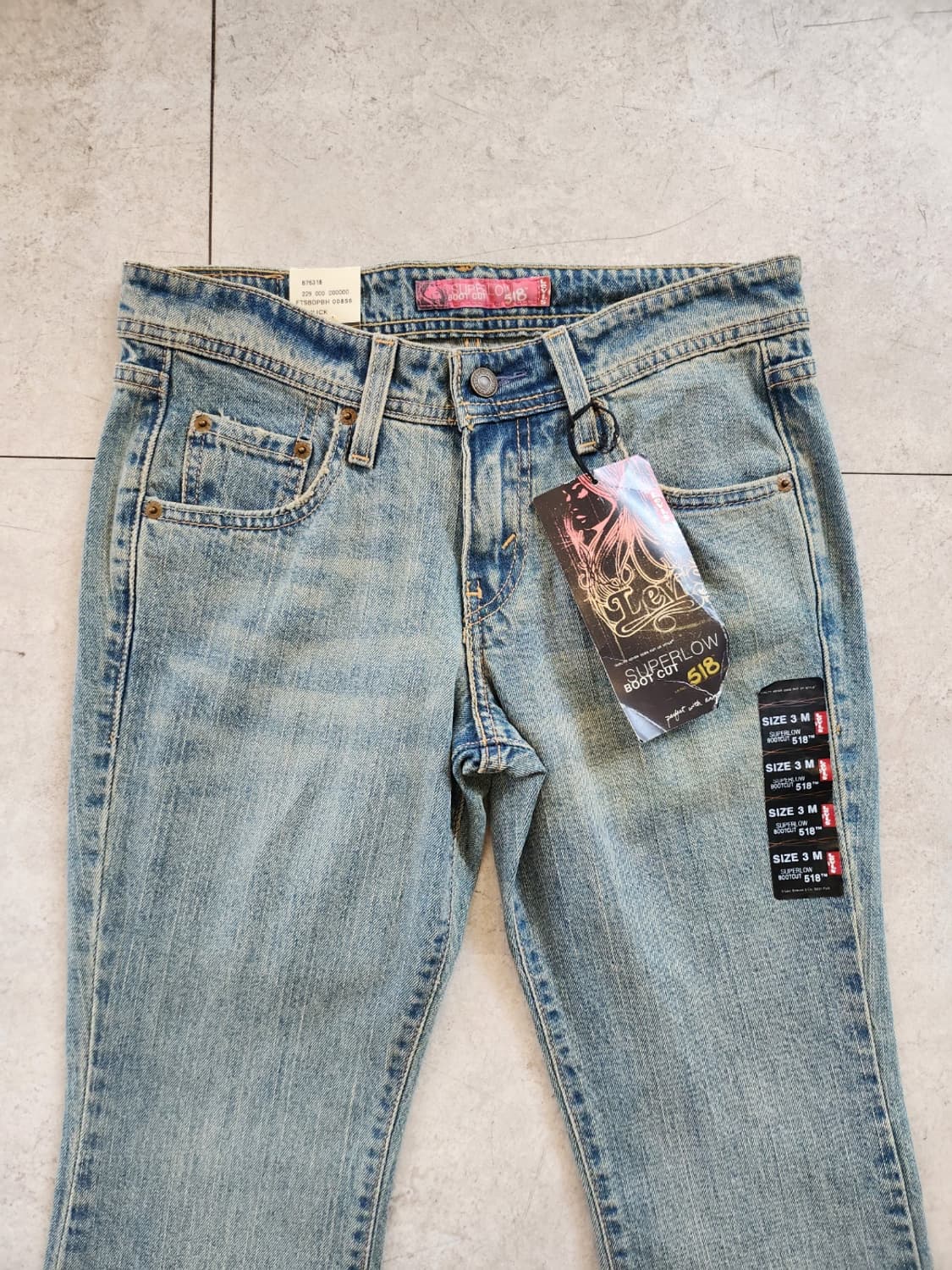 리바이스 518 Superlow 부츠컷 데님진 상품이미지2