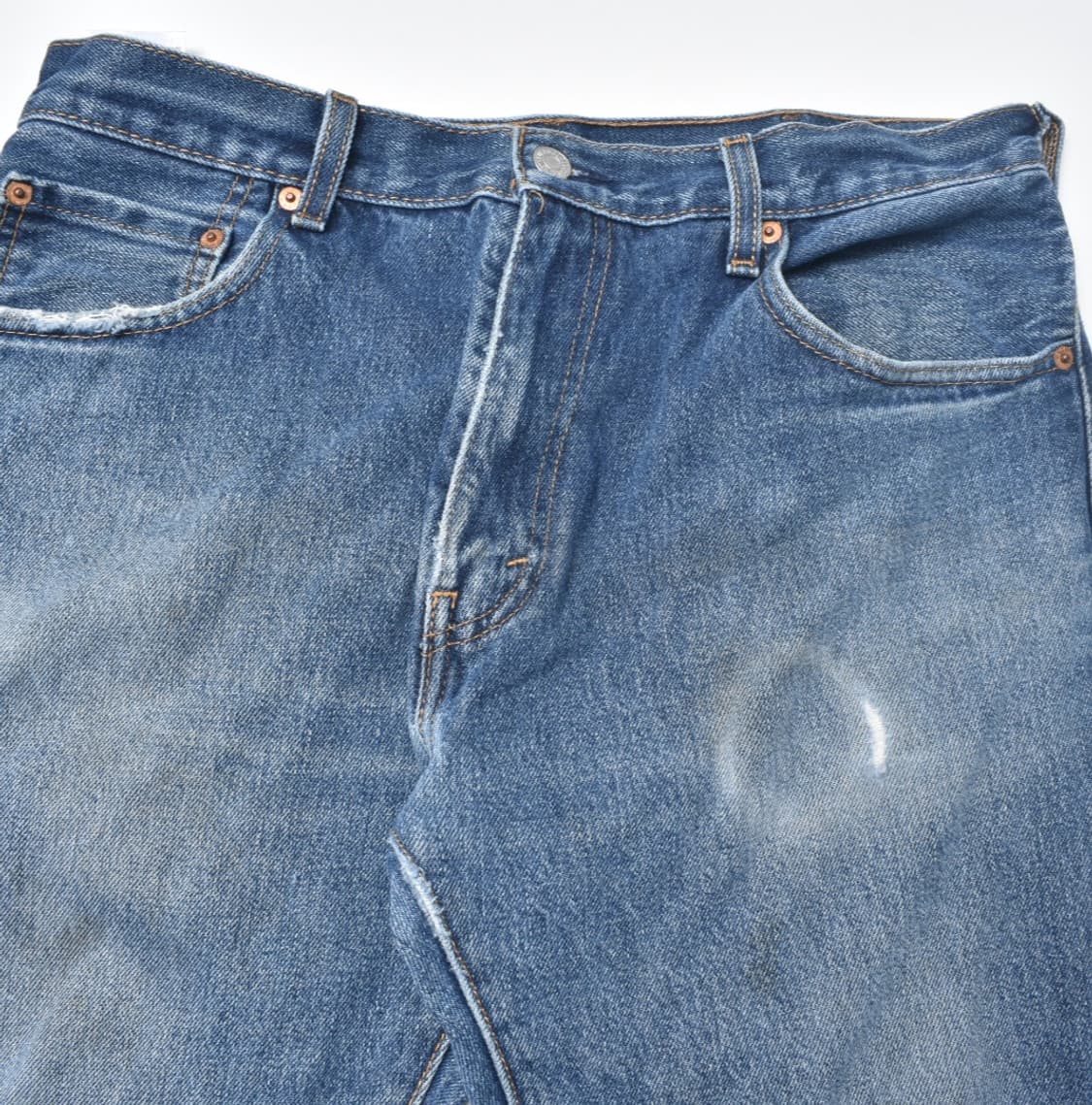00S 빈티지 리바이스517 청바지 플레어진 굿페이드 데님팬츠 N0031 상품이미지5