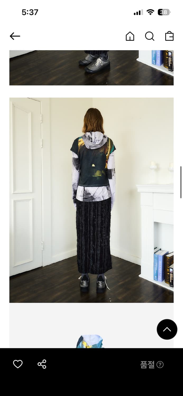 SEEN 프린팅 하이넥 티셔츠 상품이미지3