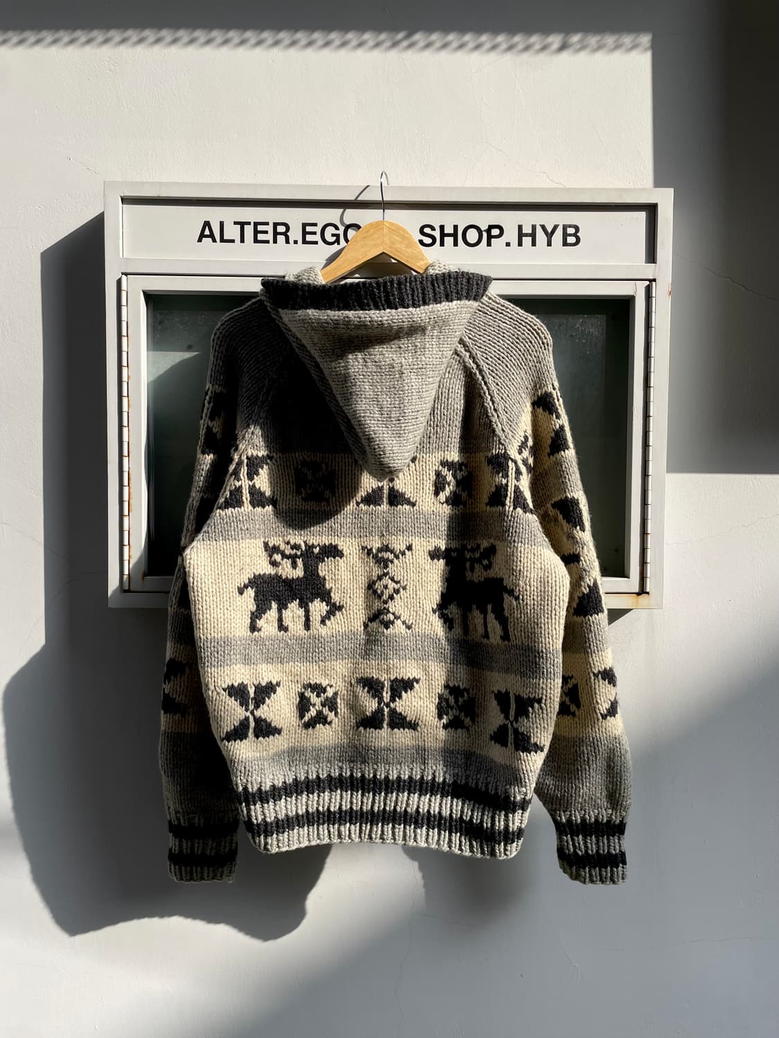 Cotton Club deer hooded Cowichan 상품이미지8