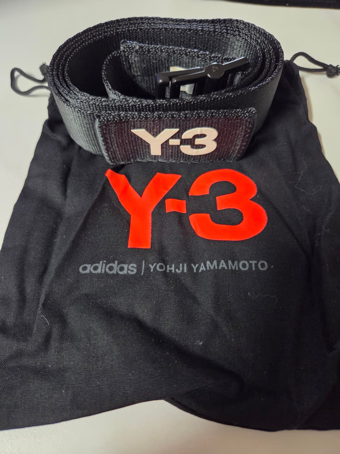 Y3 요지야마모토 우븐벨트  상품이미지1