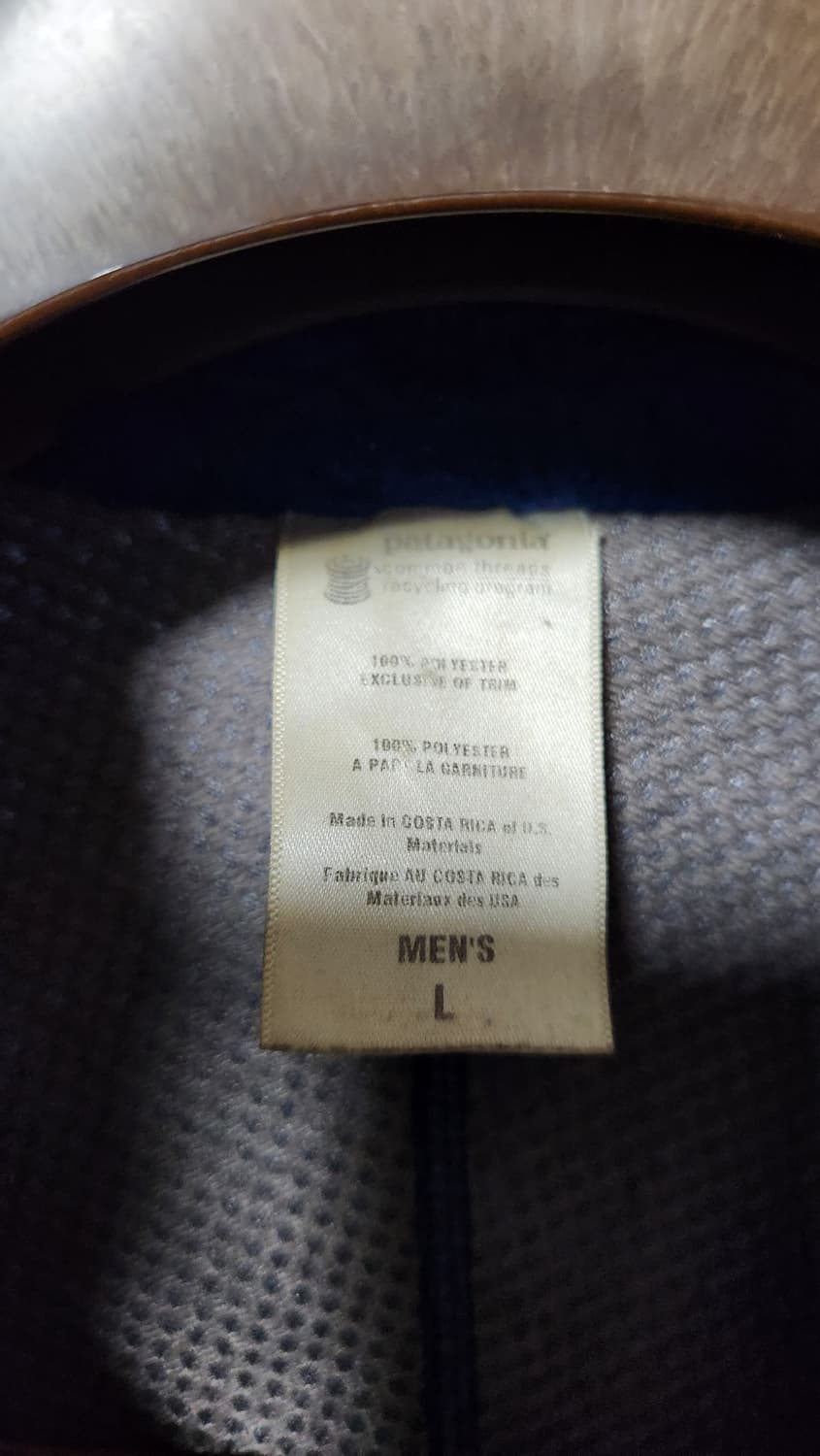 파타고니아 레트로파일 플리스 자켓 블루/레드 L 상품이미지5