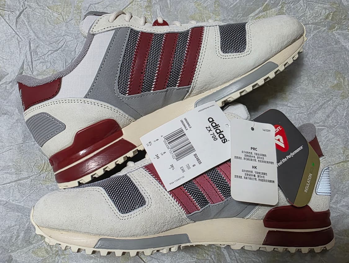 [새상품] 아디다스 ZX 700 '러스레드'  245mm 상품이미지6