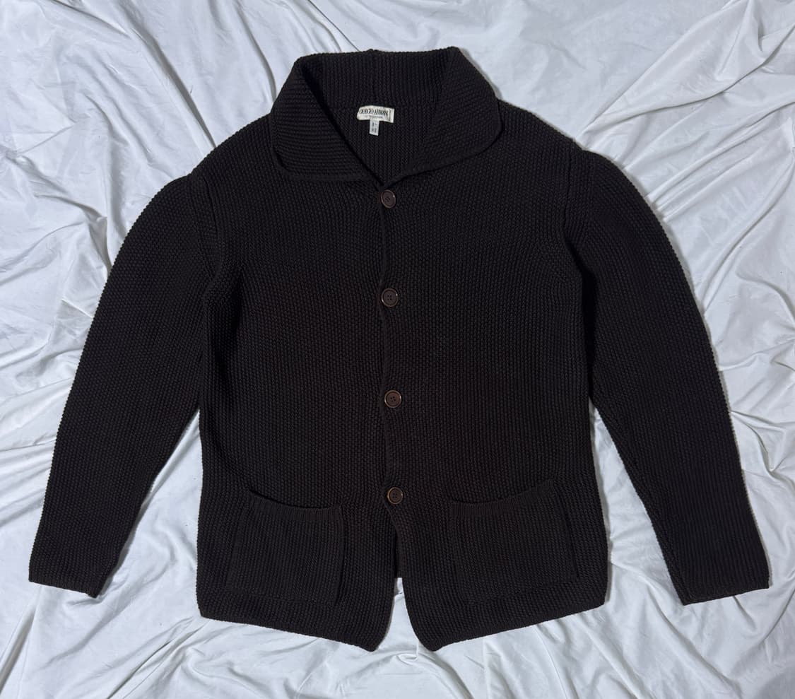 90s 조르지오 아르마니 메리노 울 니트 가디건 상품이미지1