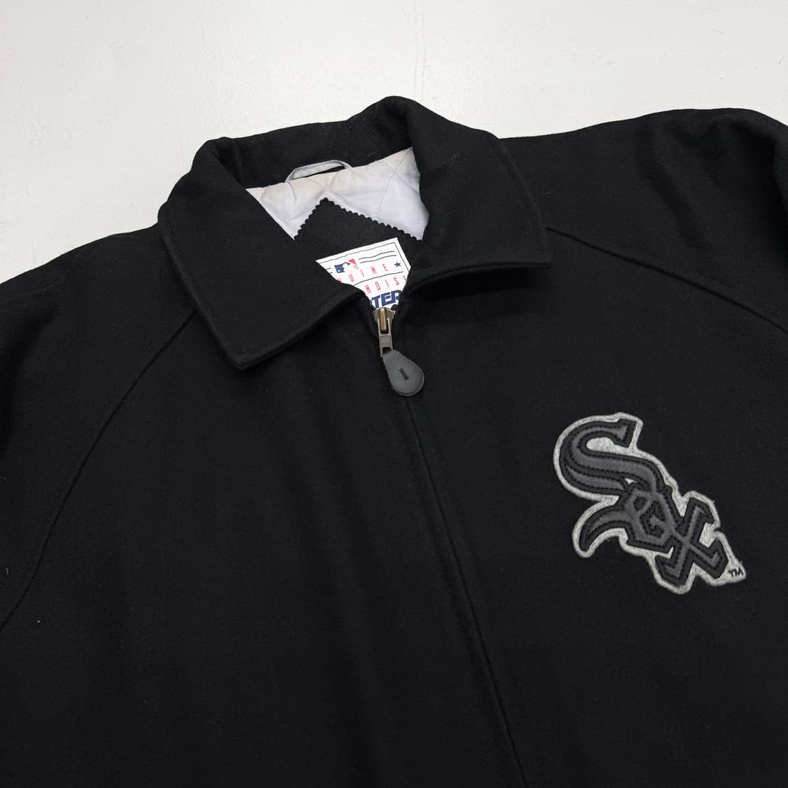 스타터 제팬 화이트삭스 시카고 올드스쿨 모직 베이스볼 바시키 자켓 상품이미지3