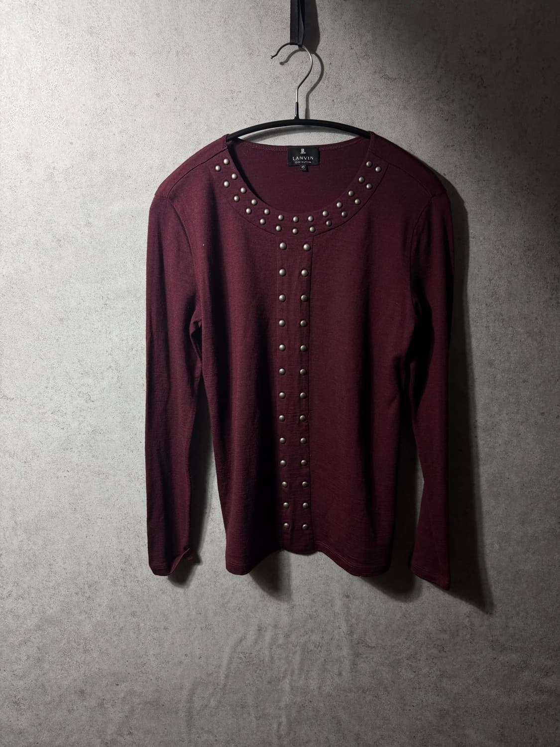 랑방 비즈 스터드 니트 상품이미지2