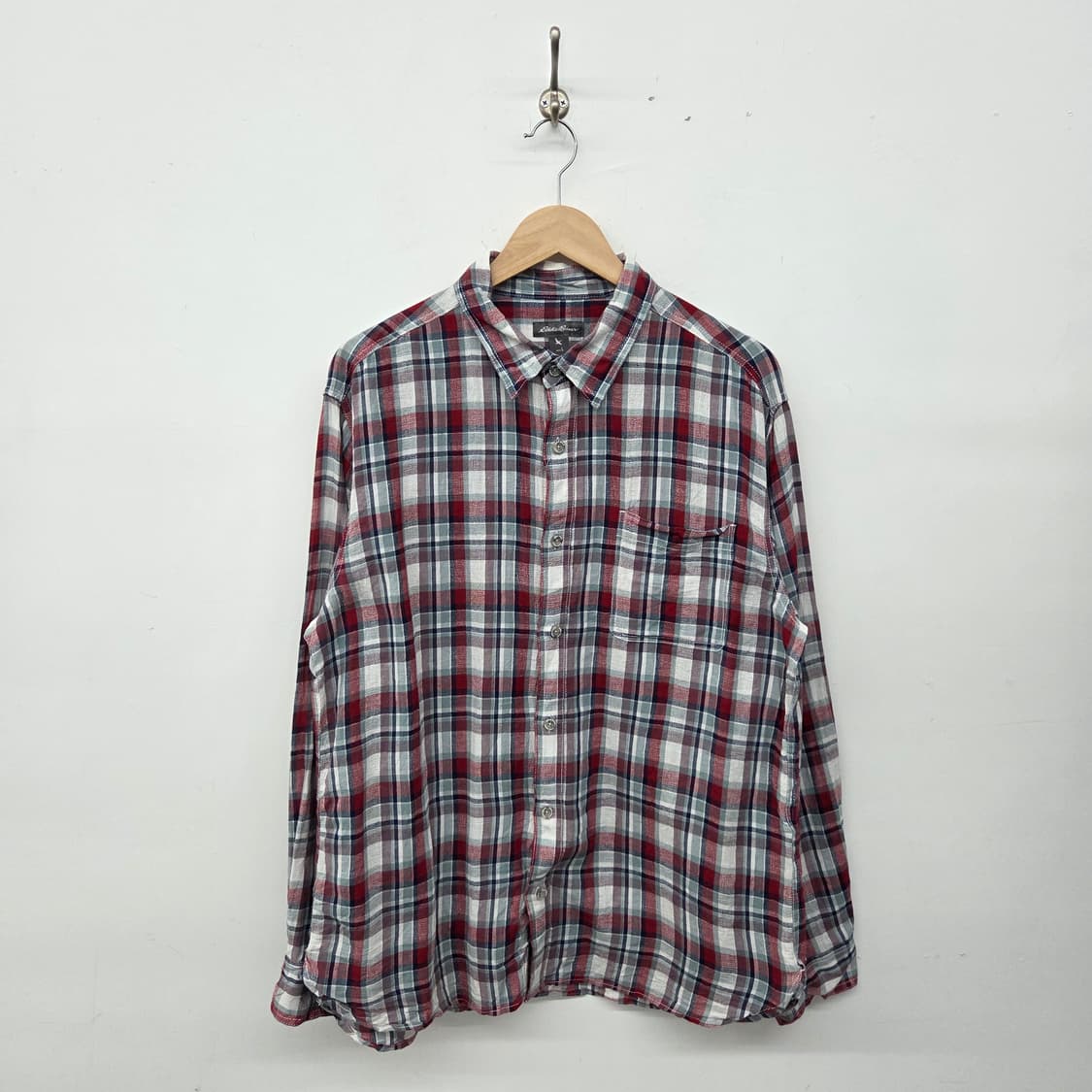 에디바우어 체크 셔츠 남방  남L 상품이미지1