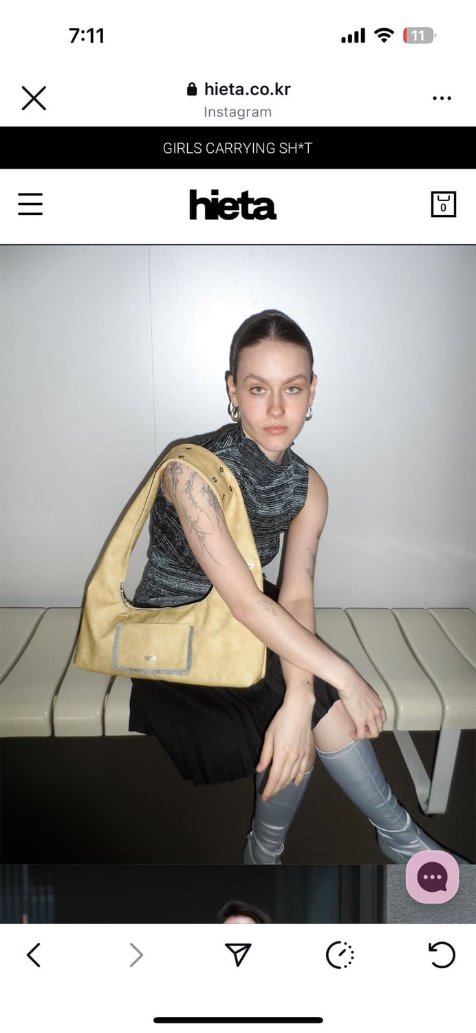 히에타 티나 버터 숄더백 상품이미지4