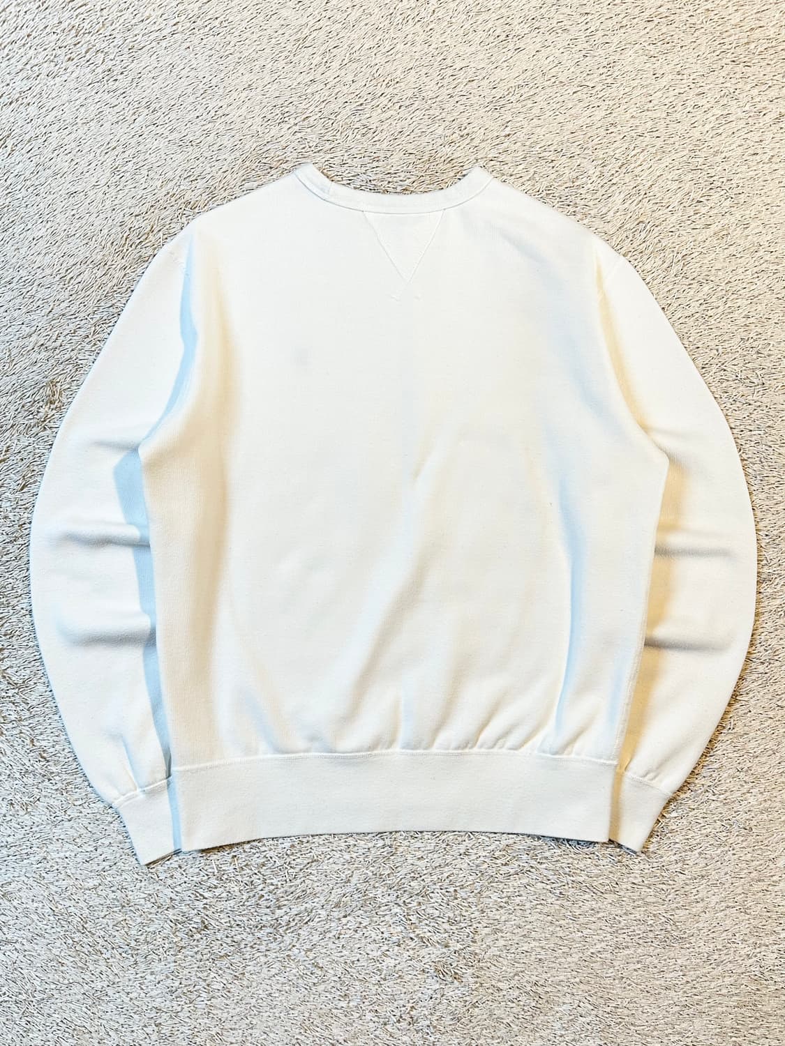 폴로 랄프로렌 신형 네이비포니 플리스 맨투맨 화이트 상품이미지4