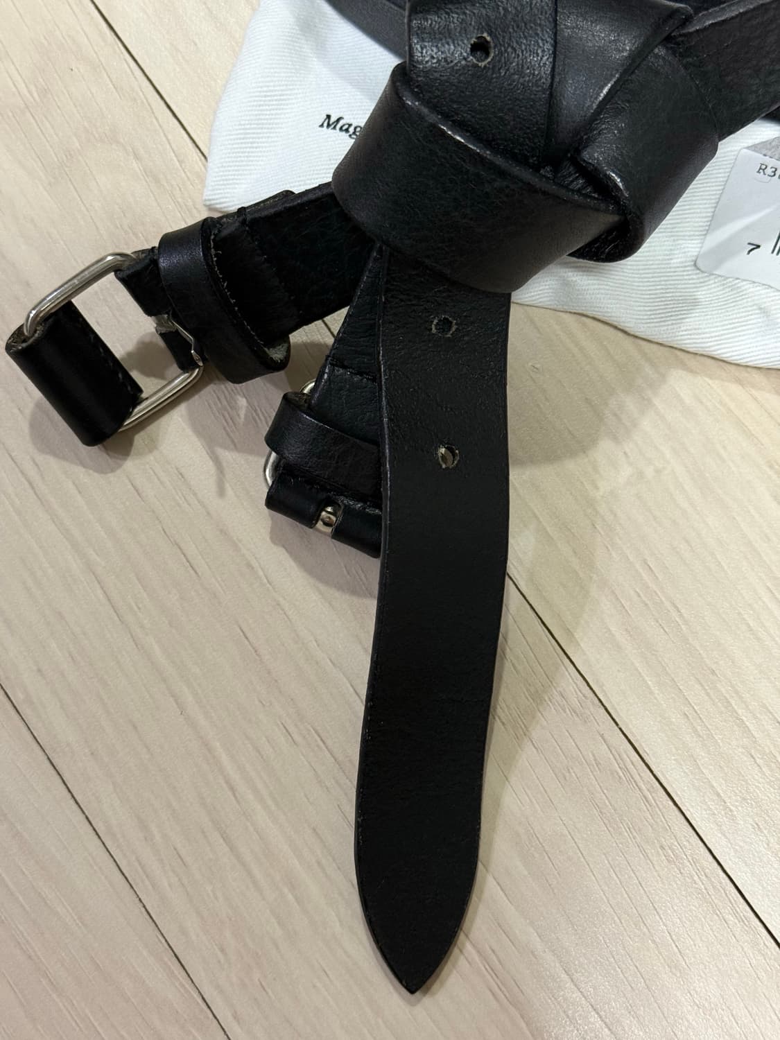 (L)magliano bow belt black 상품이미지4