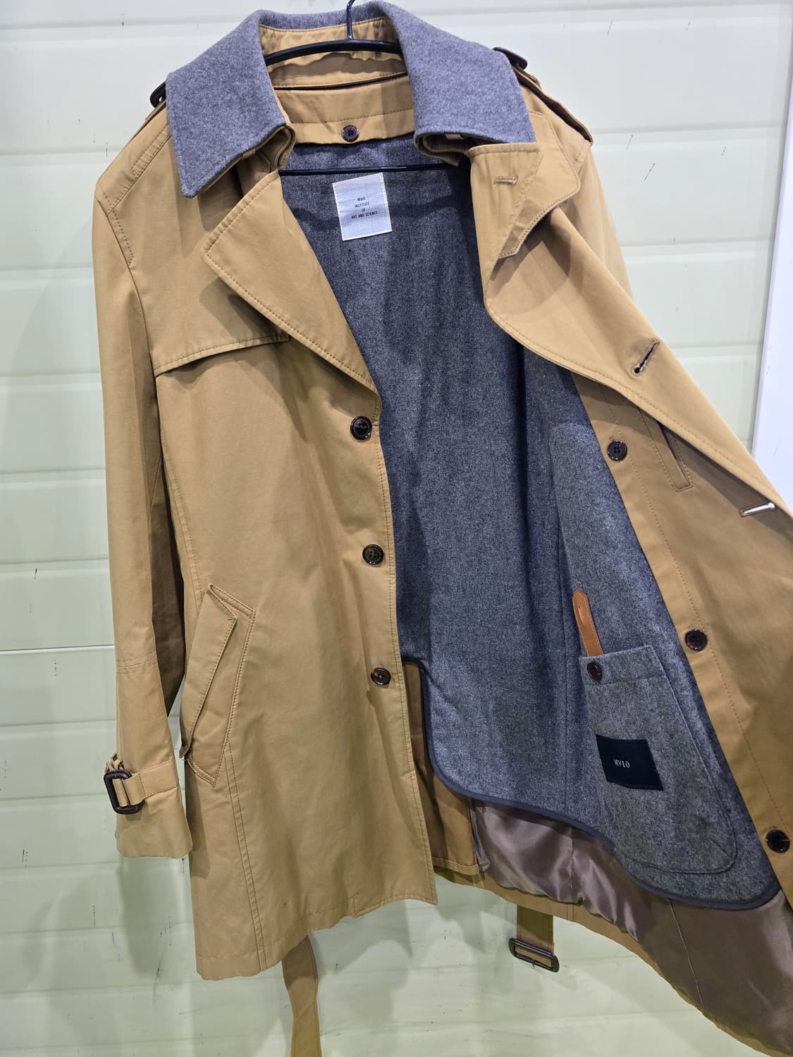 MVIO 남성 베이지 트렌치 코트 105 상품이미지10