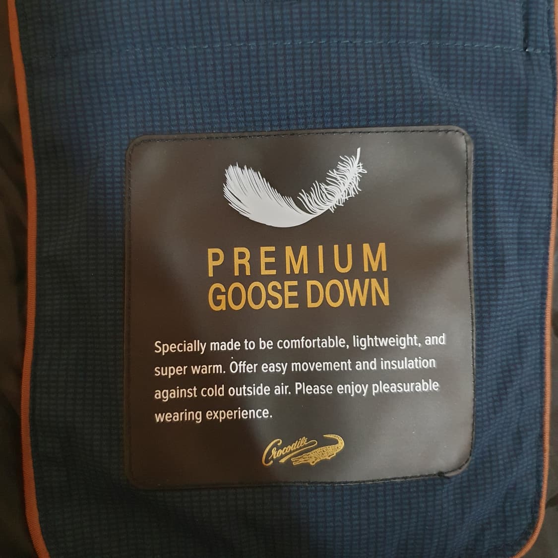  크로커다일 폴리라미프린트 구스다운 패딩 점퍼 95 상품이미지5