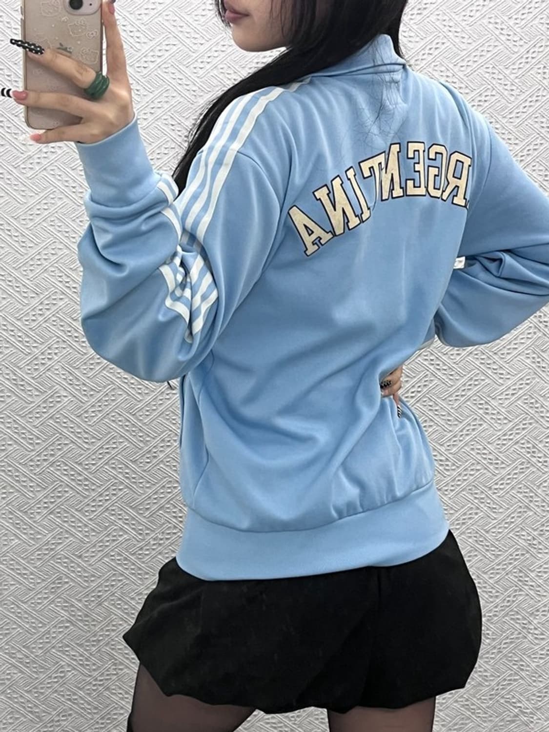 아디다스 올드스쿨 아르헨티나 연하늘 져지 집업 S C10530 상품이미지2