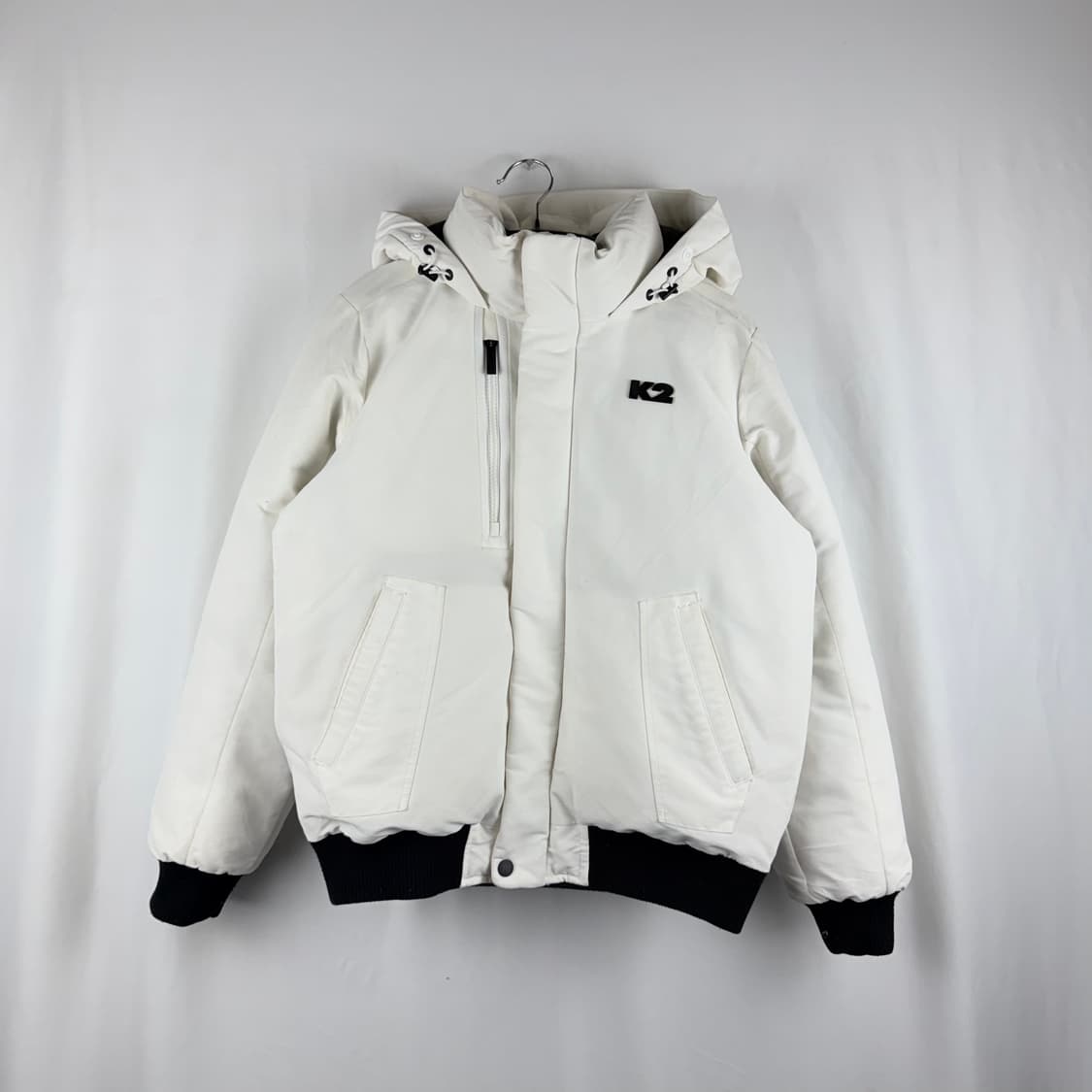 (95) K2 숏패딩 화이트 상품이미지2