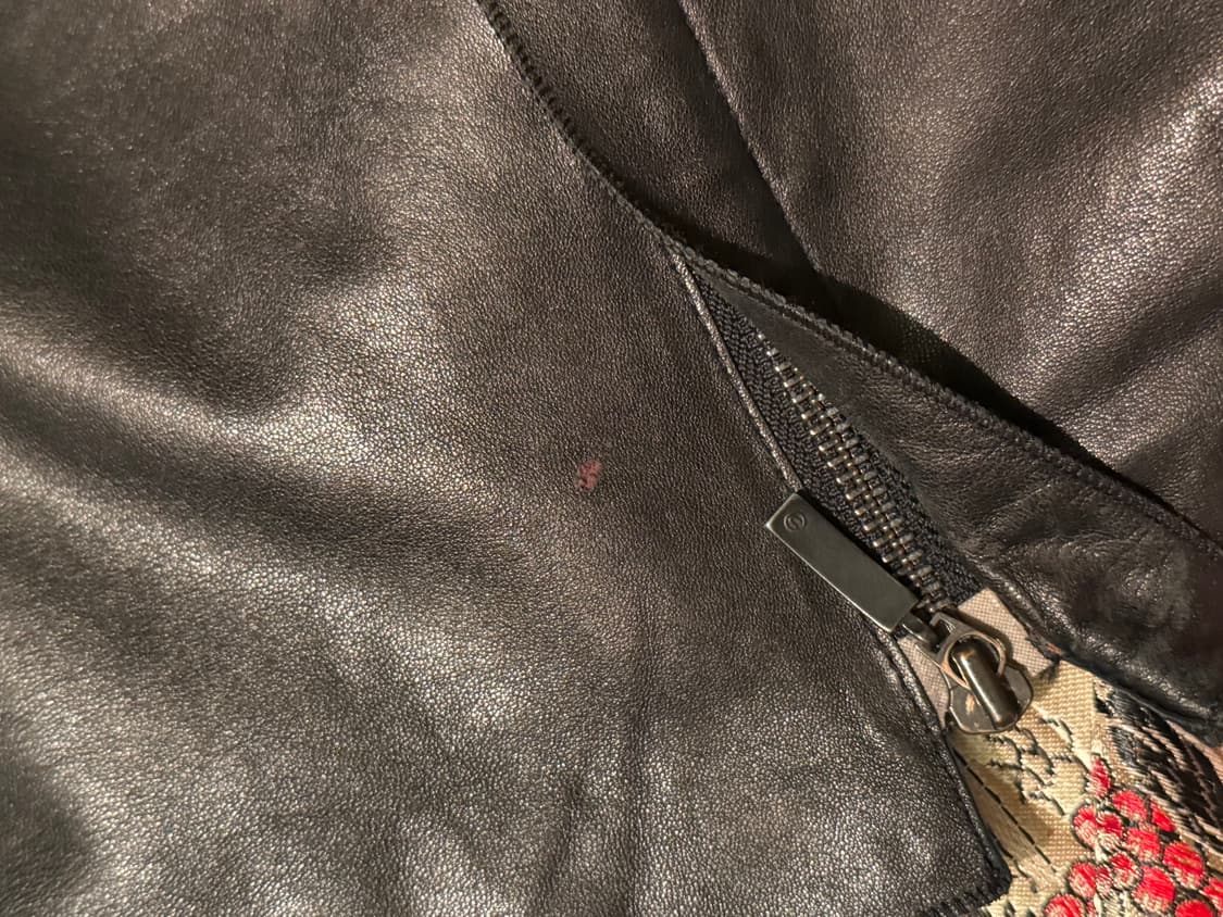 아르마니 꼴레지오니 램스킨 가죽 자켓 상품이미지6