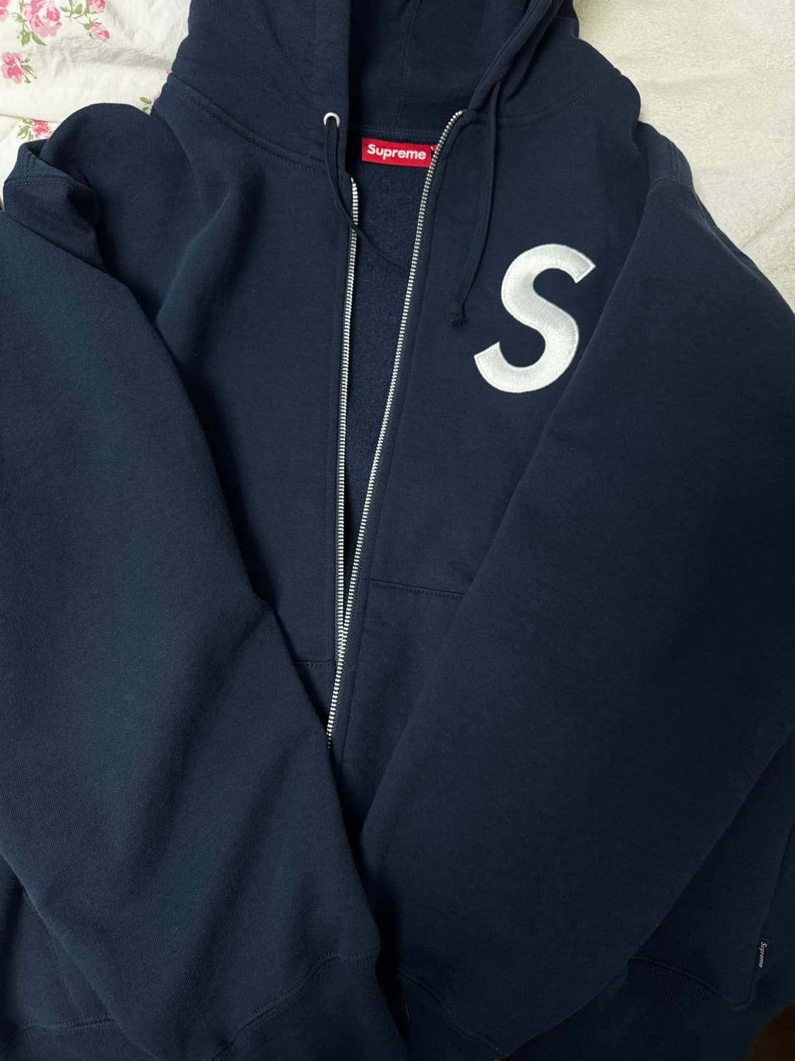 슈프림 s 로고 후드집업 L 24fw 상품이미지2