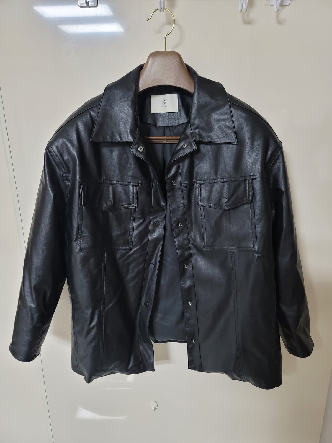 벨티트 인조가죽 자켓 100정사이즈 상태극상 상품이미지1