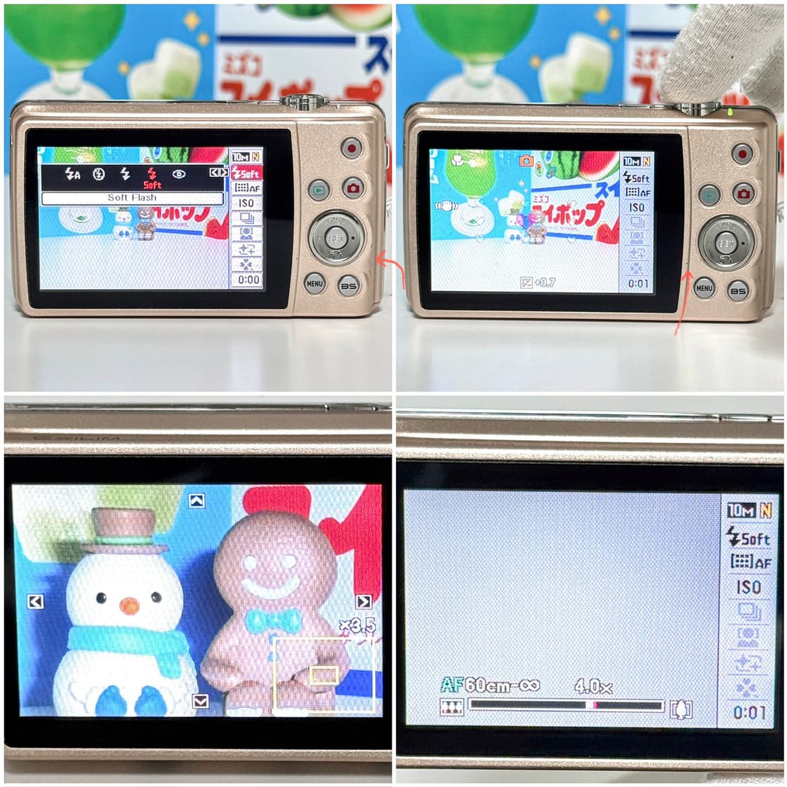 카시오 엑슬림 Z270 로즈골드 빈티지디카 상품이미지7