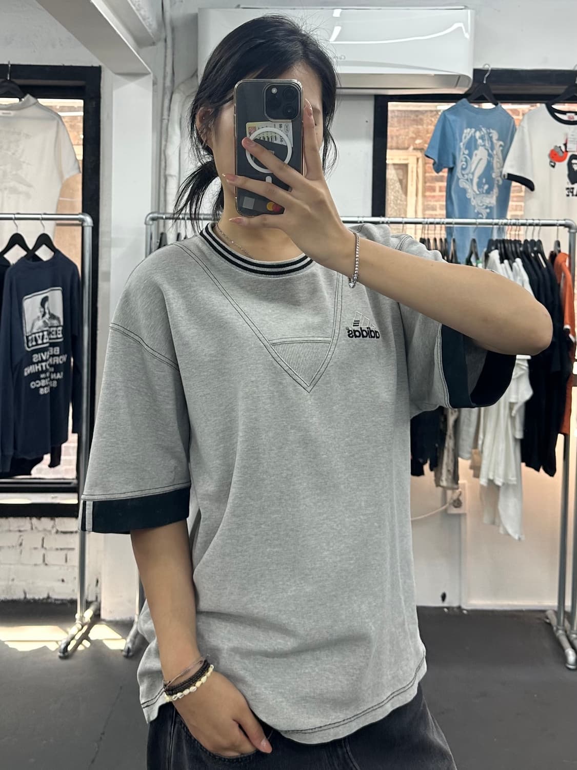 아디다스 90s 올드스쿨 티셔츠 상품이미지2