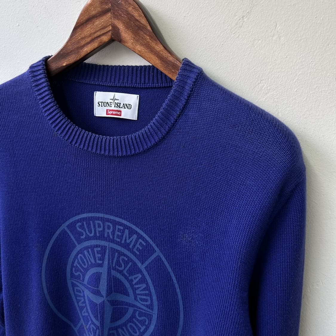 15741 - 스톤아일랜드 X 슈프림 리플렉티브 콤퍼스 니트 상품이미지3
