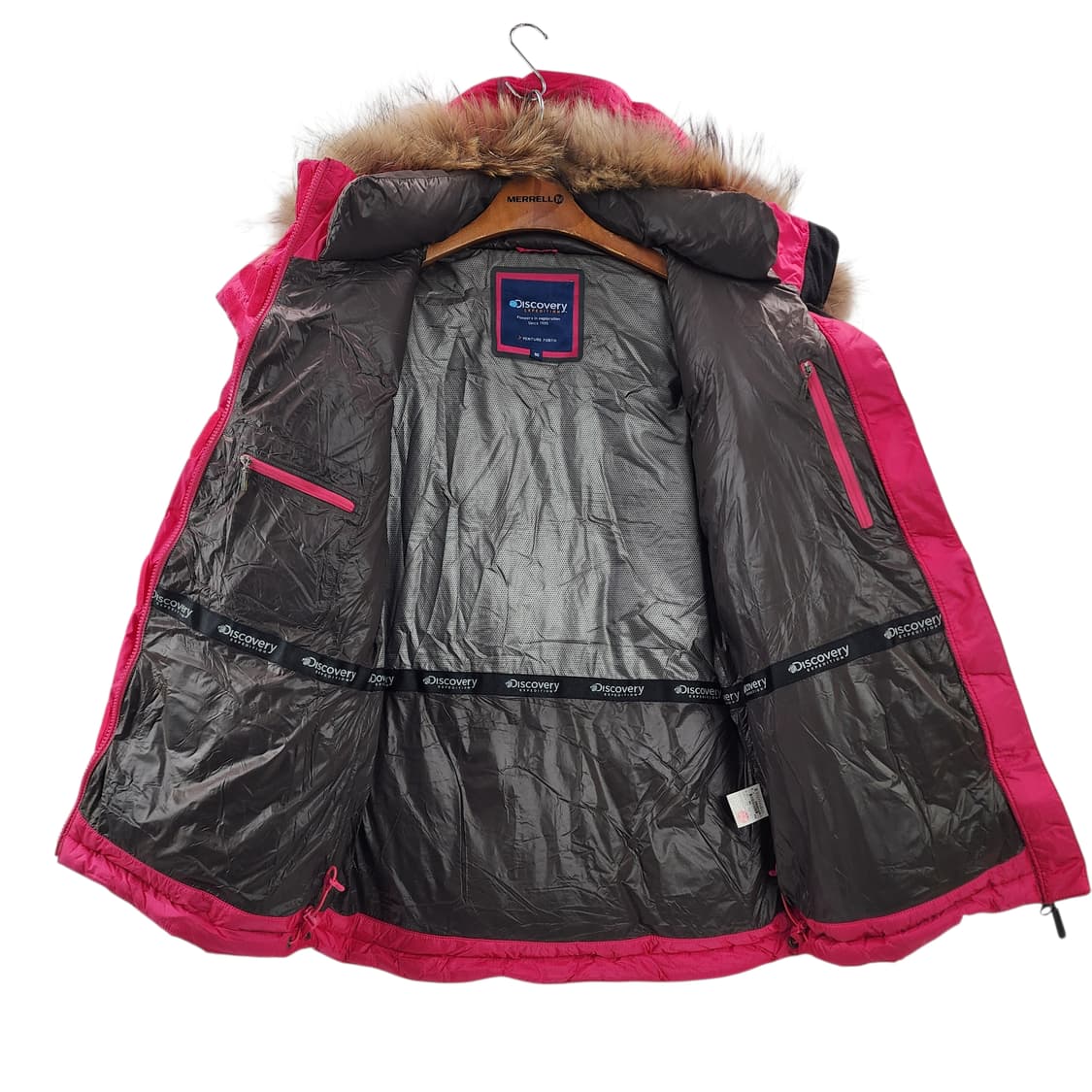 [90] DISCOVERY 디스커버리 구스다운 라쿤퍼 패딩 상품이미지6