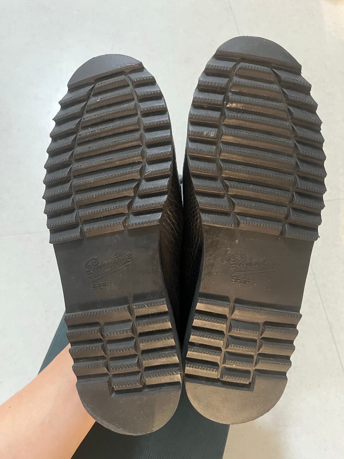 [UK6.5] 파라부트X캡틴선샤인 / 도밍구 블랙 그레인레더 상품이미지5