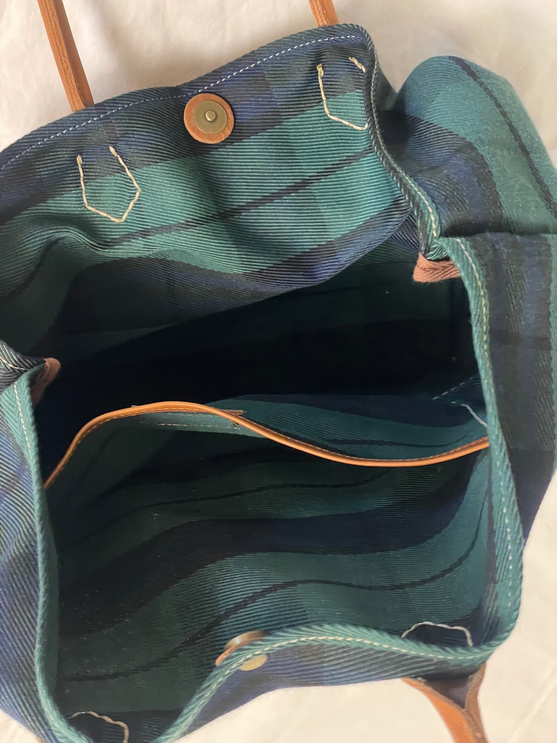 포디어웍스 블랙워치 베지터블 소가죽 토트백 상품이미지5