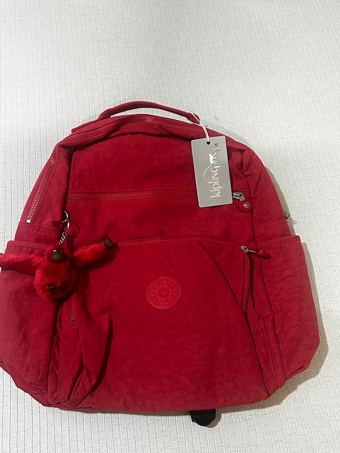 키플링 레드 백팩 새상품 상품이미지1