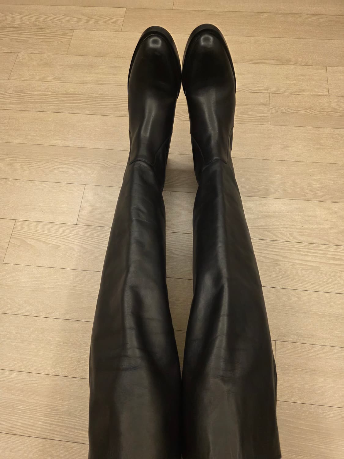 ZARA 오버니 가죽 부츠 39(250) 상품이미지4